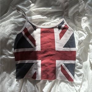 Brandy Melville Union Jack tank top.